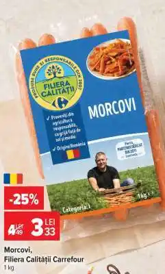 Carrefour Morcovi Filiera Calității Carrefour Ofertă