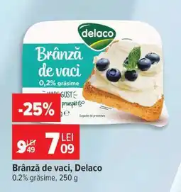 Carrefour Brânză de vaci, Delaco Ofertă