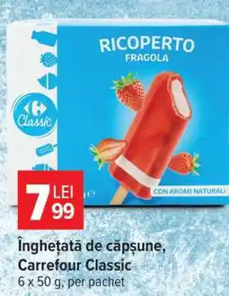 Carrefour Înghețată de căpșune, Carrefour Classic Ofertă