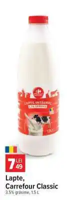 Carrefour Lapte Carrefour Classic Ofertă