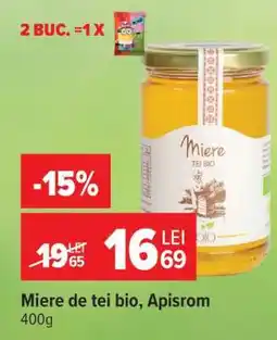 Carrefour Miere de tei bio, Apisrom Ofertă
