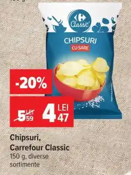 Carrefour Chipsuri, Carrefour Classic Ofertă