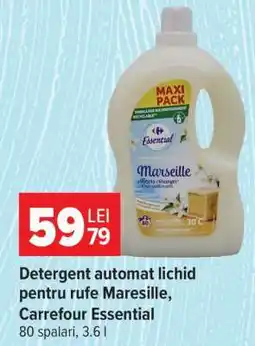 Carrefour Detergent automat lichid pentru rufe Maresille, Carrefour Essential Ofertă