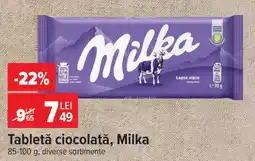 Carrefour Tableta ciocolată Milka Ofertă