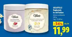 Lidl Gelatelli Înghețată în stil italian Ofertă