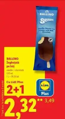 Lidl BALLINO Înghețată pe băț Ofertă