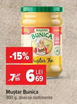 Carrefour Muștar Bunica Ofertă