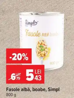 Carrefour Fasole albă boabe Simpl Ofertă