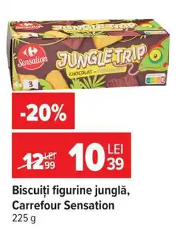 Carrefour Biscuiți figurine junglă, Carrefour Sensation Ofertă
