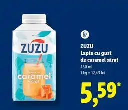 Lidl ZUZU Lapte cu gust de caramel sărat Ofertă