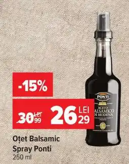 Carrefour Oțet balsamic spray Ponti Ofertă