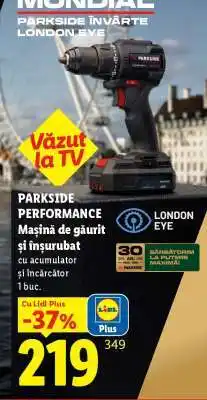Lidl Parkside Performance Mașină de găurit și înșurubat Ofertă