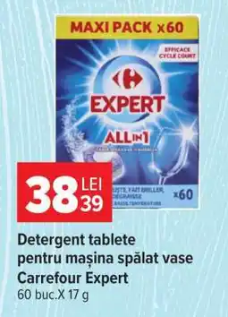 Carrefour Detergent tablete pentru mașina spălat vase Carrefour Expert Ofertă