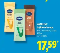 Lidl VASELINE Loțiune de corp Ofertă