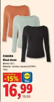 Lidl ESMARA Bluză damă Ofertă
