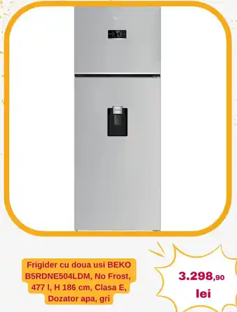 Beko frigider cu doua usi b5rdne504ldm