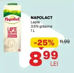 Annabella Napolact lapte 3.5% grăsime Ofertă