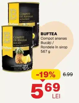 Annabella Buftea compot ananas bucati / rondele in sirop Ofertă