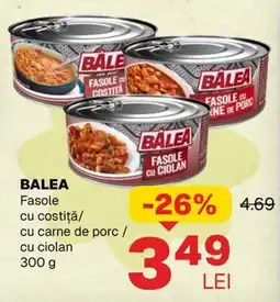 Annabella Balea fasole cu costiță cu carne de porc cu ciolan Ofertă