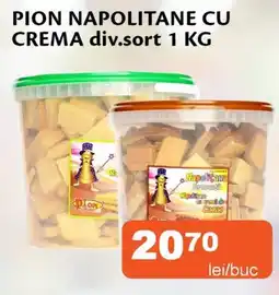 Unicarm Pion napolitane cu crema Ofertă