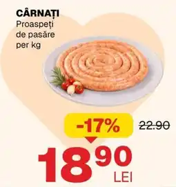 Annabella Cârnați Proaspeți de pasăre per kg Ofertă