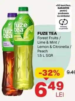 Annabella fuze tea forest fruits lime & mint lemon & citronella peach Ofertă