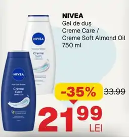 Annabella Nivea gel de duș creme care / creme soft almond oil Ofertă