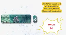 Media Galaxy Kit pc wireless 3 in 1 myria my8551 Ofertă