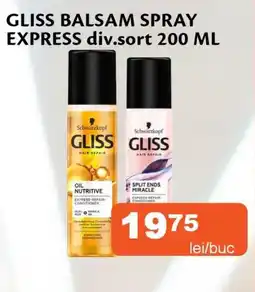 Unicarm Schwarzkopf Gliss balsam spray express div.sort Ofertă