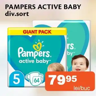 Pampers active baby