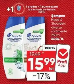 PROFI Șampon Head&Shoulders Ofertă