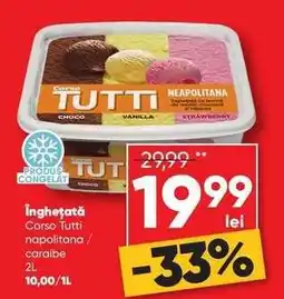 PROFI Înghețată Corso Tutti napolitana / caraibe Ofertă