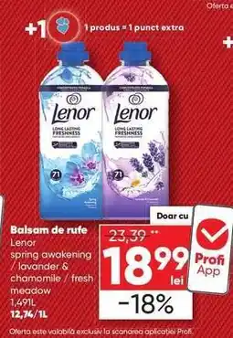 PROFI Balsam de rufe, Lenor Ofertă