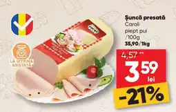 PROFI Şuncă presată Caroli piept pui Ofertă