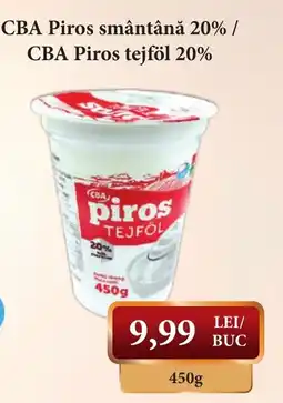 CBA CBA Piros tejföl Ofertă