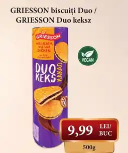 CBA Griesson biscuiti duo Ofertă
