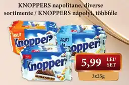 CBA Knoppers napolitane, diverse sortimente Ofertă