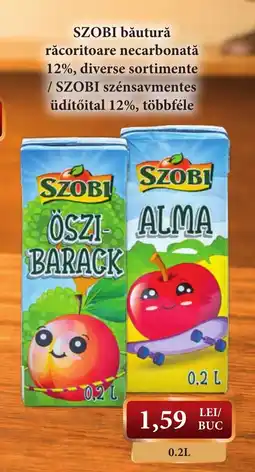 CBA Szobi bautura racoritoare necarbonata 12% Ofertă