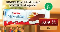 CBA Kinder milk-slice Ofertă