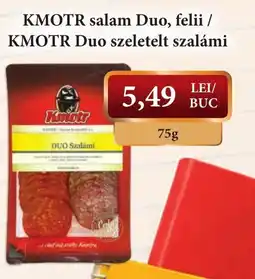 CBA Kmotr salam duo, felii / Kmotr duo szeletelt szalámi Ofertă