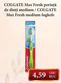 CBA Colgate max fresh periua de dinti medium Ofertă