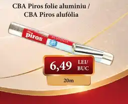 CBA Cba piros folie aluminiu Ofertă