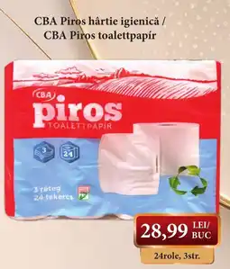 CBA Cba piros hârtie igienică Ofertă