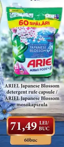 CBA Ariel japanese blossom detergent rufe capsule Ofertă