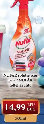 CBA Nufăr soluție scos pete Ofertă
