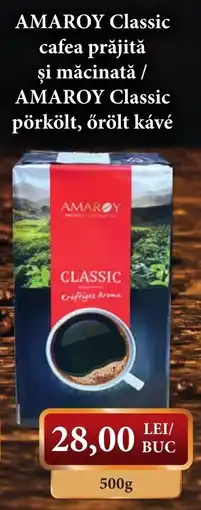 CBA Amaroy classic cafea prăjită și măcinată Ofertă