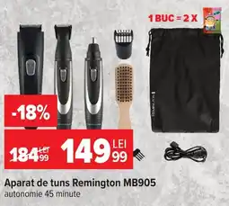 Carrefour Aparat de tuns remington mb905 Ofertă
