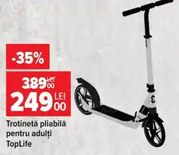 Carrefour TopLife trotineta pliabila pentru adulti Ofertă
