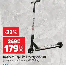 Carrefour Top Life Trotineta Freestyle/Stunt Ofertă