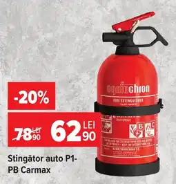 Carrefour Ogniochron stingător auto p1-pb Ofertă